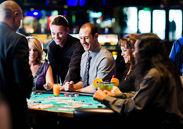Live dealer blackjack table with professional croupier